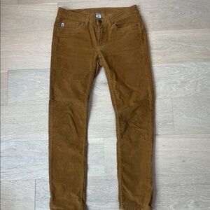 Stio Women's Tan Corduroy Straight Leg Pants